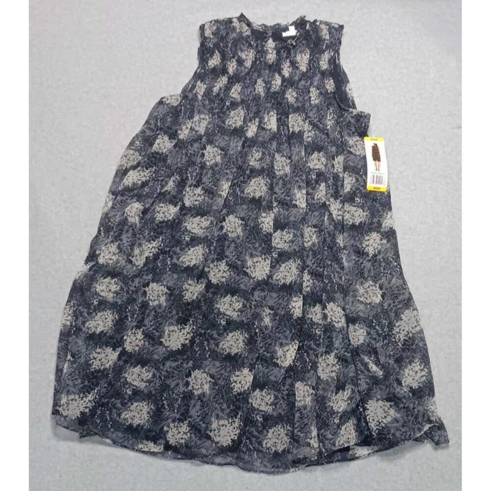 NWT! JOIE Sleeveless Dress Womens size medium Blue White Baltic Print flowy